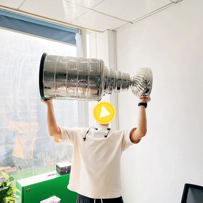 [Metal Version 90cm Height] NHL Stanley Cup Trophy Full Size With All Champions Engraved